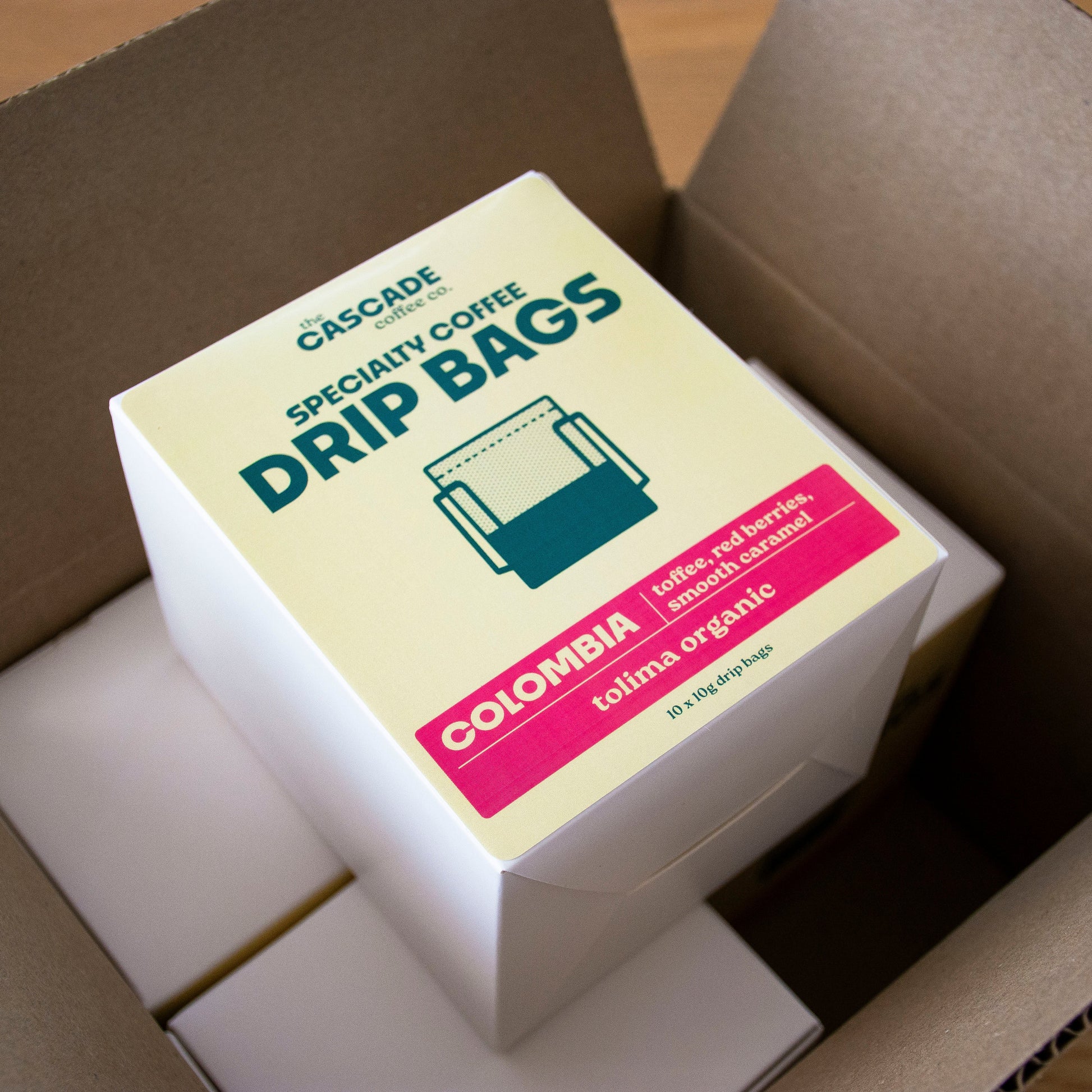 Colombia Tolima Coffee Drip Bags NZ – 40 Pack image 0