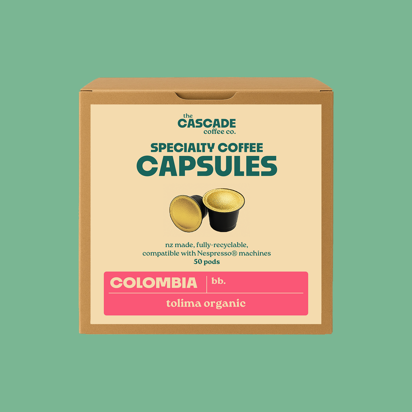 Coffee Capsules NZ – Colombia Tolima (50 Nespresso® Compatible Pods)